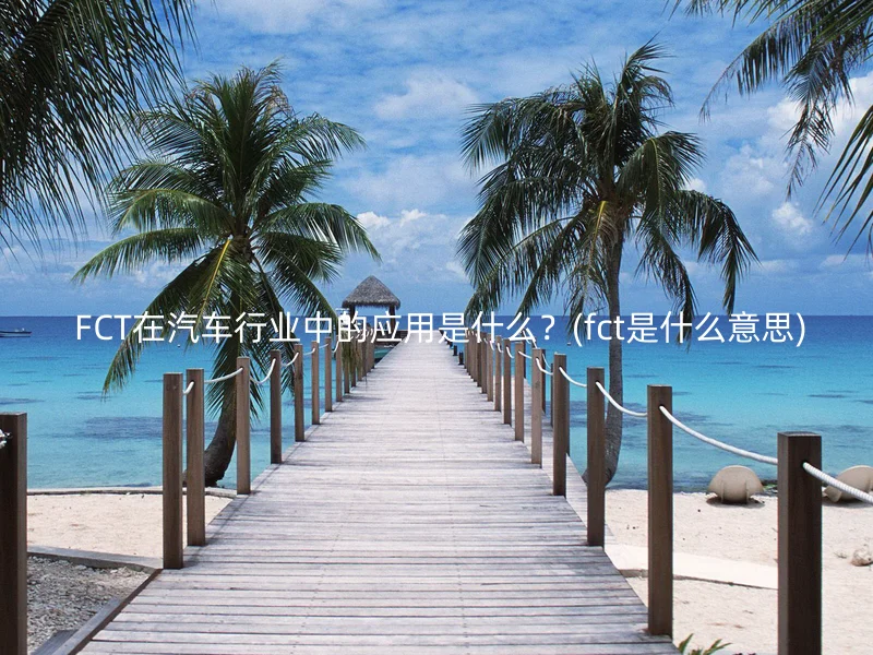  FCT在汽车行业中的应用是什么？(fct是什么意思)