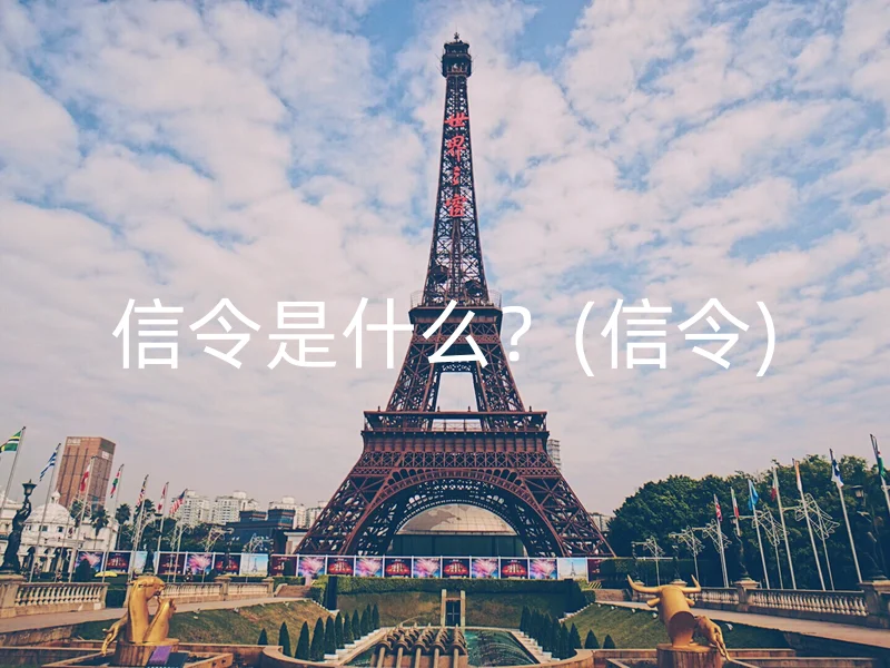 信令是什么？(信令)