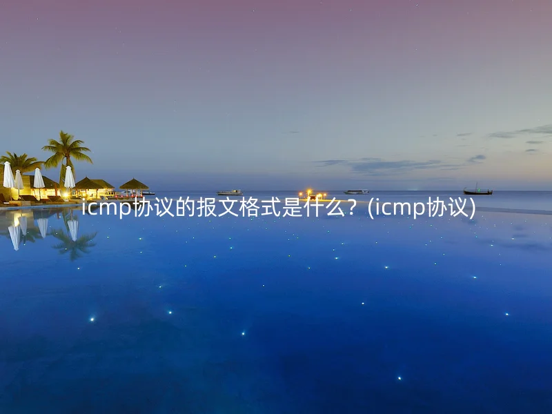  icmp协议的报文格式是什么？(icmp协议)