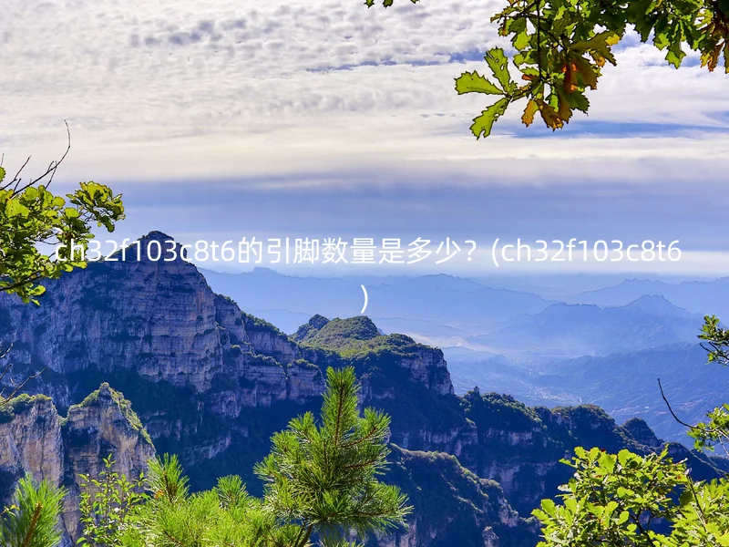  ch32f103c8t6的引脚数量是多少？(ch32f103c8t6)