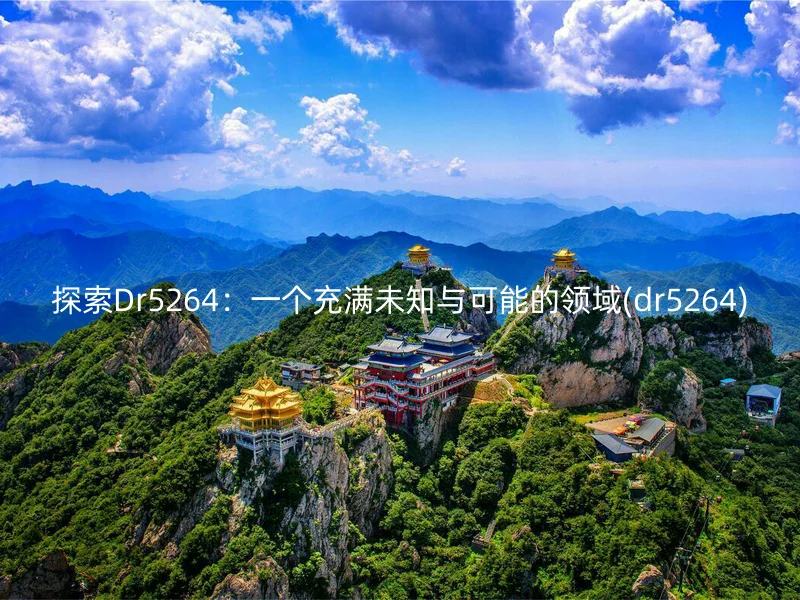 探索Dr5264：一个充满未知与可能的领域(dr5264)